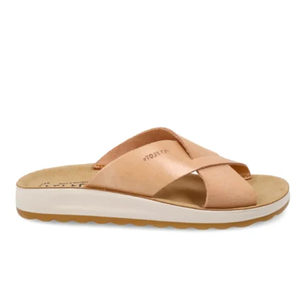Leather Woman Slipper